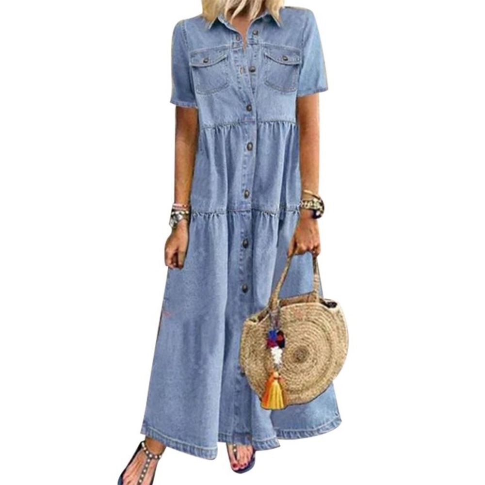 NWT Button Up Maxi Dress